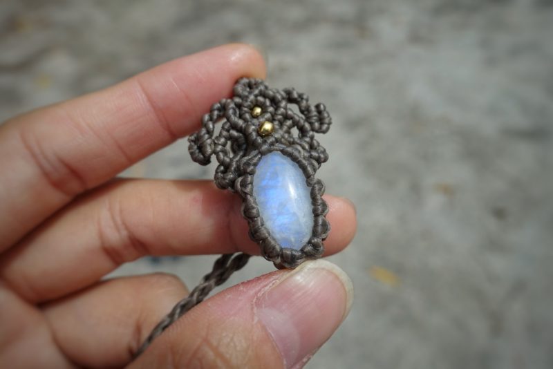 Rainbow Moonstone Pendant - SHADE - Image 2