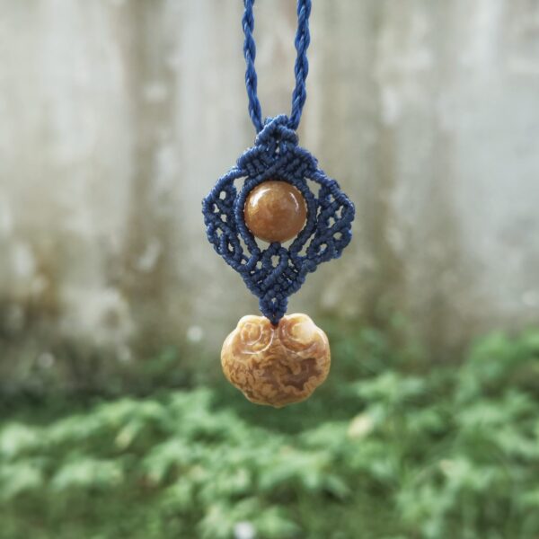 Fossilized Coral Pendant – NUT