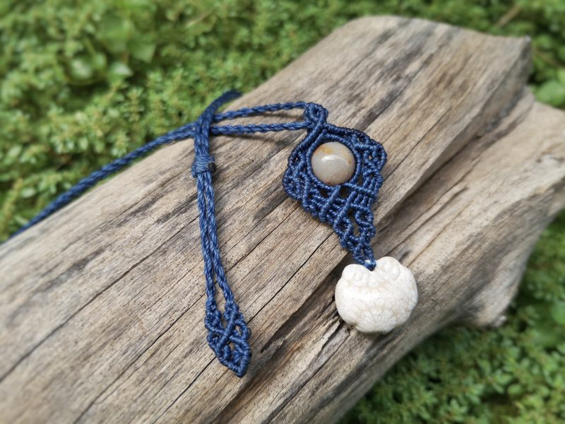 Fossilized Coral Pendant - RUYI CLOUD