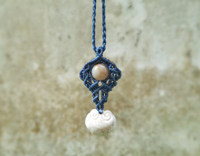 Fossilized Coral Pendant - RUYI CLOUD - Image 2