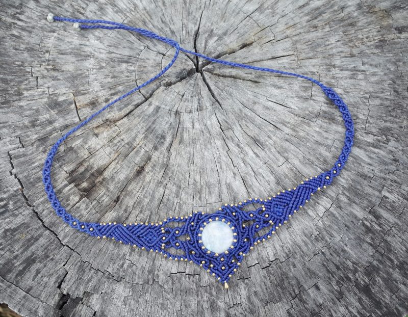 Necklace - Rainbow Moonstone [SO2007] - Image 2