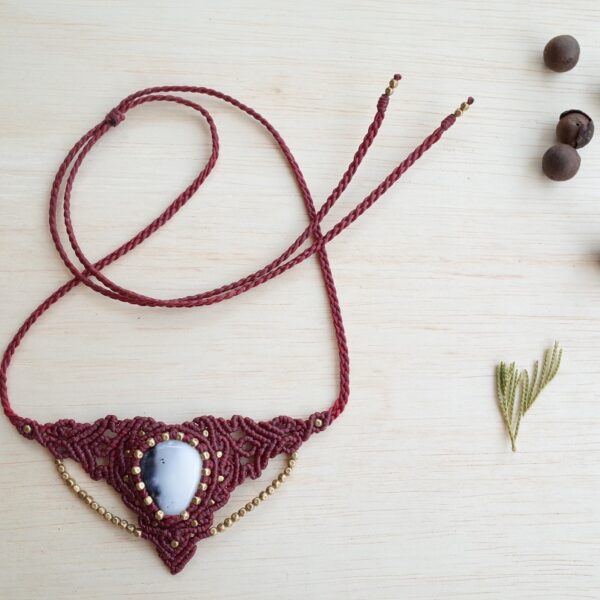 Necklace – Dendritic Agate [SO2033]