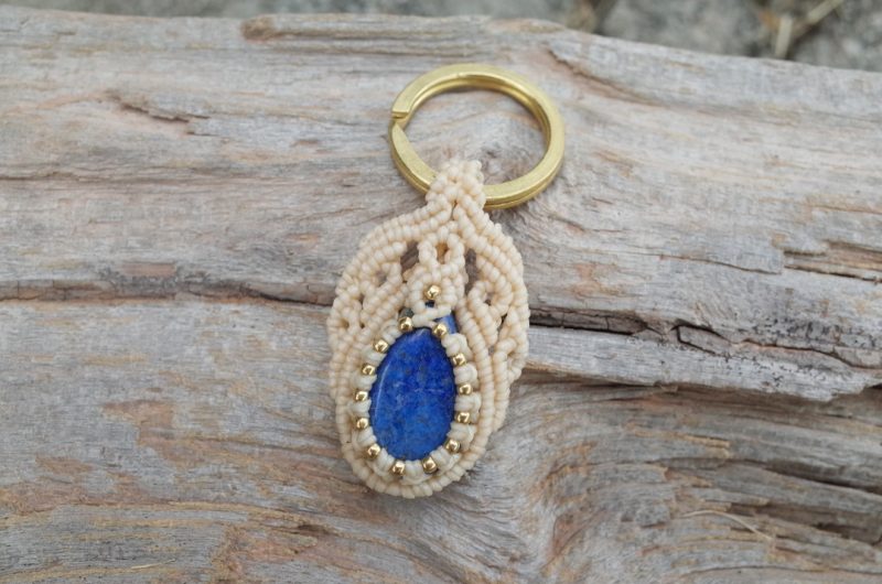 Crystal Keychain - Lapis Lazuli/ Labradorite [SO2043] - Image 5